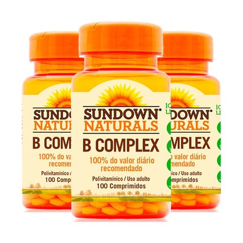 Complexo B - 3x 100 Comprimidos - Sundown