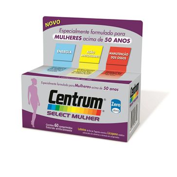 Complexo Vitamínico Centrum Select Mulher 60 Comprimidos