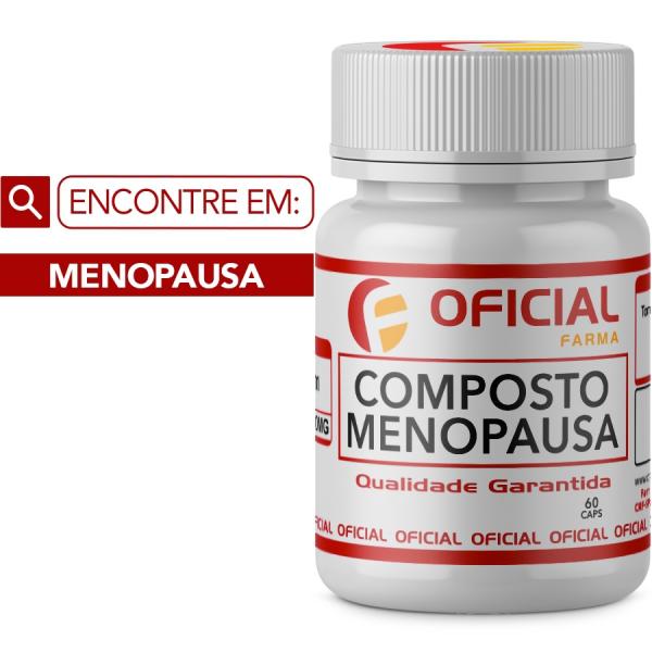 Composto Auxiliar no Controle da Menopausa - 60 Cápsulas - Oficialfarma