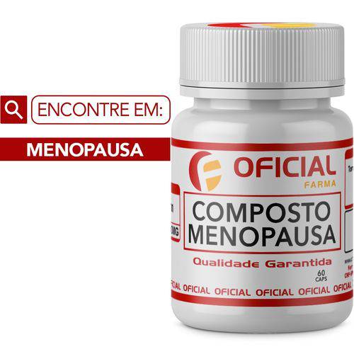 Composto Auxiliar no Controle da Menopausa - 60 Cápsulas