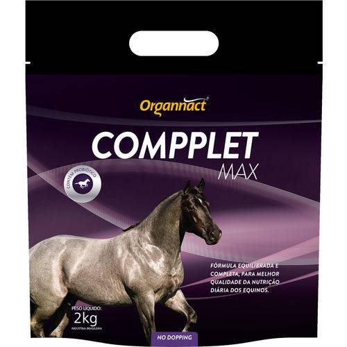 Compplet Max Organnact 2 Kg - Suplemento Vitamínico Organnact para Equinos