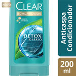 Condicionador Anti-caspa Clear Detox Diário - 200ml