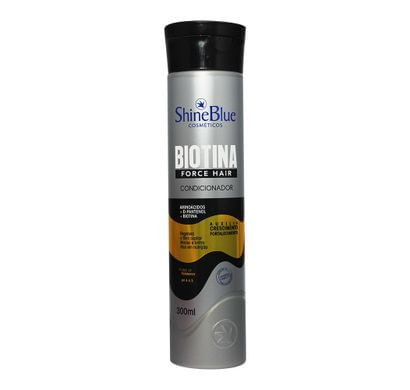 Condicionador Biotina Force Hair 300ml - Shine Blue
