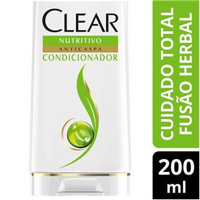 Condicionador Clear Anticaspa Fusão Herbal Cuidado Total - 200ml