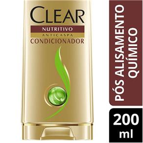 Condicionador Clear Anticaspa Fusao Herbal Pos Alisamento Quimico - 200ml