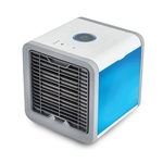 Condicionador de ar mini refrigerador com 7 luzes LED Cores Umidificador de ar