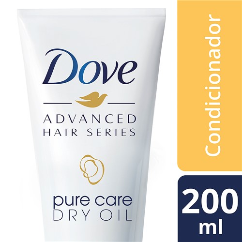 Condicionador Dove Pure Care Dry Oil para Cabelos Secos com 200ml