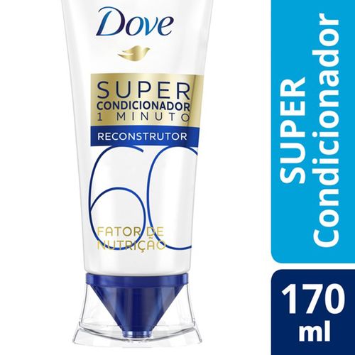 Condicionador Dove Super 1 Minuto Fator de Nutrição 60 170ml