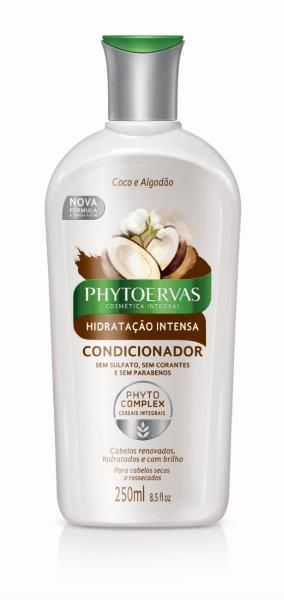 Condicionador Hidratação Intensa Coco e Algodão Phytoervas 250ml