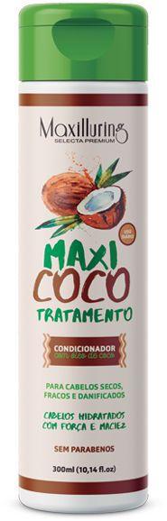 Condicionador Maxi Coco Tratamento - Maxilluring