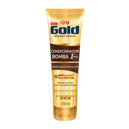 Condicionador Niely Gold Bomba Hidratação Chocolate - 150ml