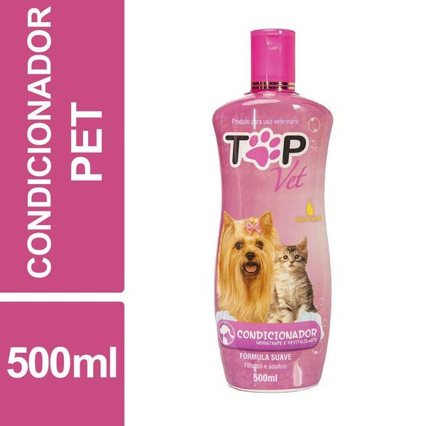 Condicionador Pet Premium Cães e Gatos Top Vet 500ml