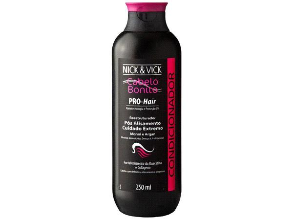 Condicionador PRO-Hair Reestruturador - Monoi e Argain 250ml - Nick Vick