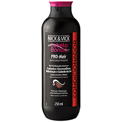 Condicionador Pro-Hair Revitalização Intensa Cabelos Vermelhos Sacha Inchi e Noni 250ml - Nick & Vick