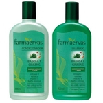 Condicionador + Shampoo Babosa E Ginseng 320ml - Farmaervas