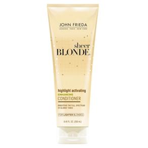 Condicionador Sheer Blonde Highlight Activating Enhancing For Lighter Unissex John Frieda - 250 Ml