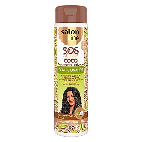 Condicionador Uso Diário 300ml SOS Coco Unit, Salon Line