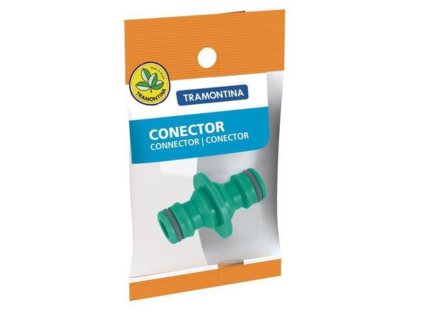 Conector em Plastico para Engate Rapido de 1 2 5 8 e 3 4 Parajardim,embalagem Flow-pack Tramontina