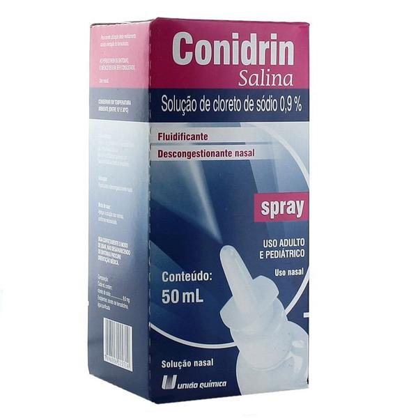 Conidrin 0,9% Salina Spray 50ml - União Química
