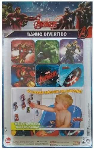 Conjunto Banho Divertido Eva - Avengers - Lider
