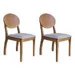 Conjunto 2 Cadeiras Istambul Cinza Classic