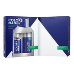 Conjunto Colors Man Blue Duo Benetton Edt 100ml Desodorante