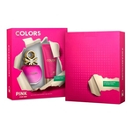 Conjunto Colors Pink Benetton Edt 80ml + Loção Corporal 75ml