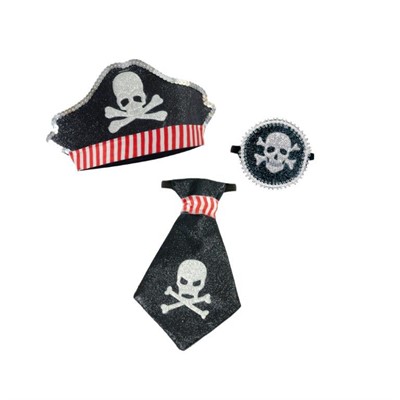 Conjunto de Acessórios Pirata Boy - Kit com 1 Peça