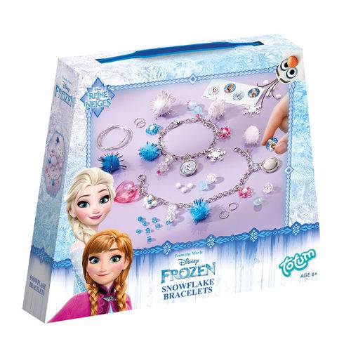 Conjunto de Atividades - Braceletes com Miçangas - Disney - Frozen - Disney