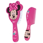 Conjunto de Higiene - Escova de Cabelo e Pente - Disney - Minnie Mouse - Lillo