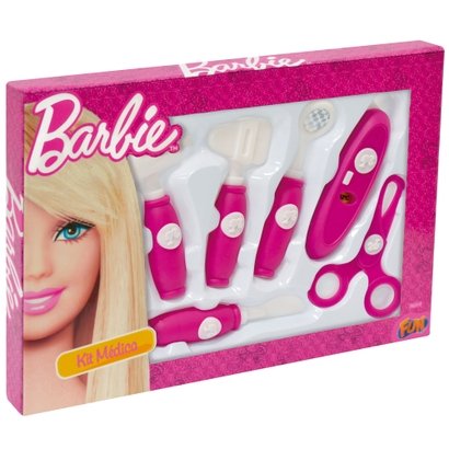 Conjunto de Médica Básico Kit 02 - Barbie - Fun