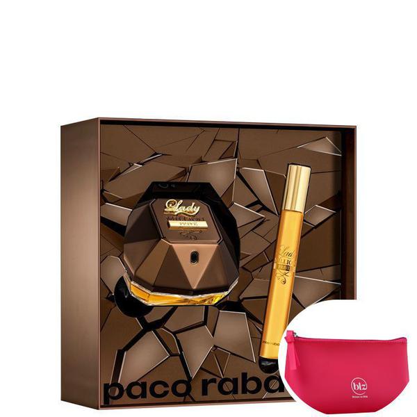 Conjunto Lady Million Privé Paco Rabanne - Eau de Parfum 50ml + Travel Size 10ml+Necessaire Pink