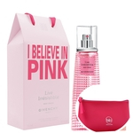 Conjunto Live Irrésistible Rosy Crush Edp 50ml+mini Batom Le Rose +nécessaire Pink Beleza Na Web