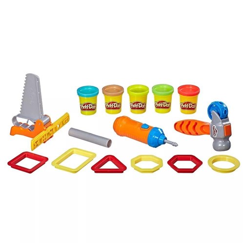 Conjunto Massa de Modelar - Play Doh - Kit Construção - Hasbro