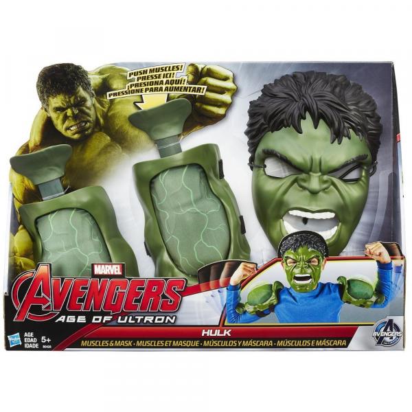 Conjunto Músculo e Mascara Hulk Avengers Marvel - Hasbro - B0428