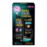 Conjunto Novex Meus Cachos Santo Black Poderoso Shampoo + Condicionador - 300ml