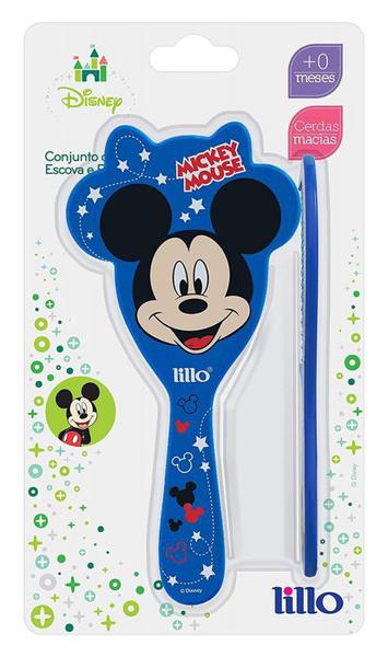 Conjunto Pente e Escova Disney Mickey Lillo