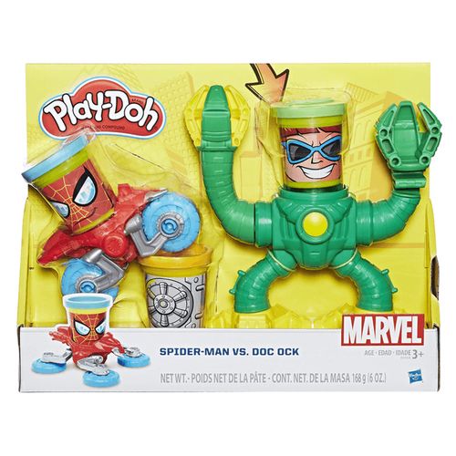 Conjunto Playdoh Spiderman Vs Dr Octopus Hasbro - B9364