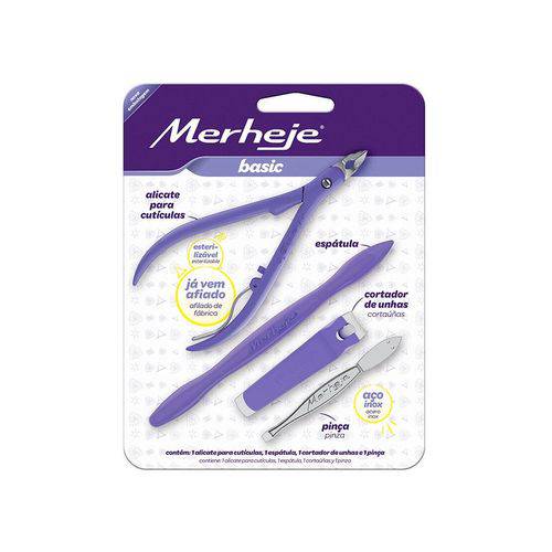 Conjunto Profissional Plus para Manicure Merheje Basic