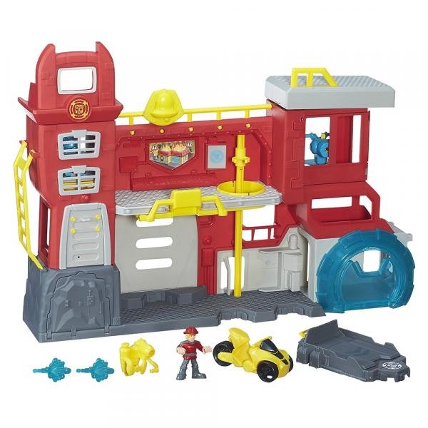 Conjunto Transformers Rescue Bots Quartel dos Bots - Hasbro