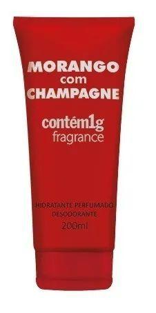 Contem1g Fragrance Hidratante Perf.desod.morango - 200ml - Contém 1G