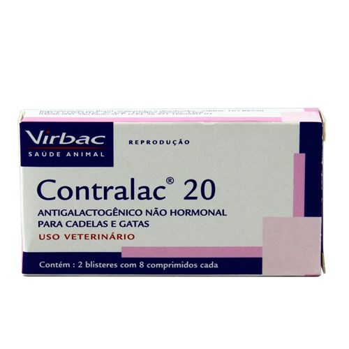 Contralac 20 16 Comp Virbac Antigalactogênico