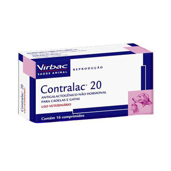 Contralac 20- 16 Comprimidos - Virbac