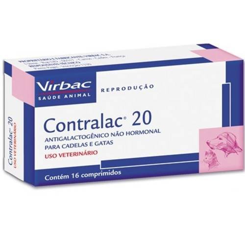 Contralac 20 2 Blisteres com 8 Comprimidos Cada Virbac