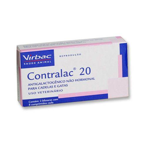Contralac 20 Virbac com 16 Comprimidos
