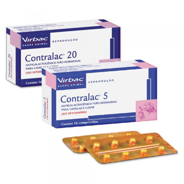 Contralac 20mg - 16 Comprimidos - Virbac