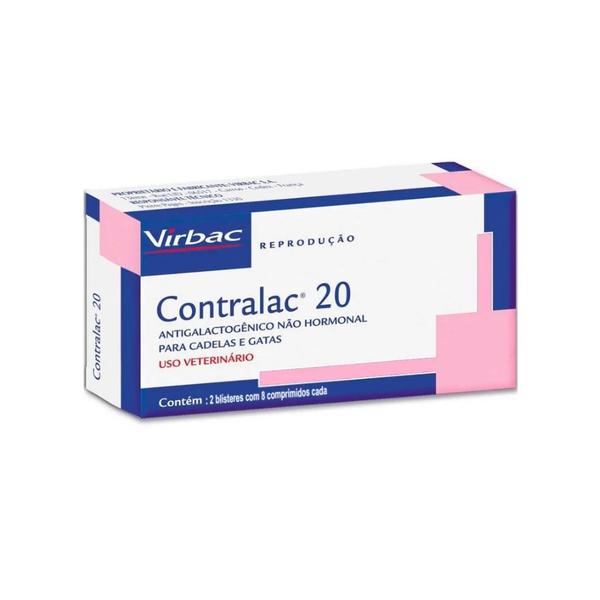 Contralac 20mg 16 Comprimidos - Virbac