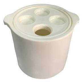 Cooler de Polietileno 15 Litros Branco - Branco
