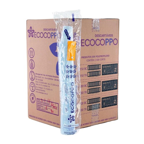 Copo 200ml (25 Pacotes X 100 Unidades) - Kerocoppo