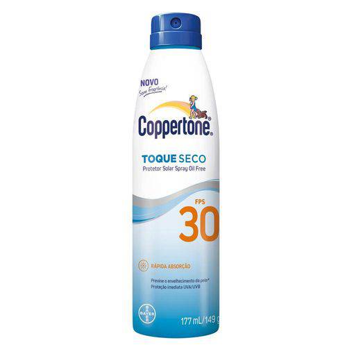 Coppertone Toque Seco Spray Fps 30 Bayer - Protetor Solar